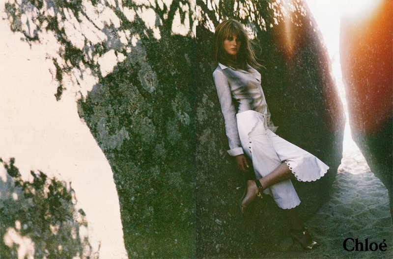 Throwback Thursday | Anne Vyalitsyna for Chloe Spring 2002 Campaign