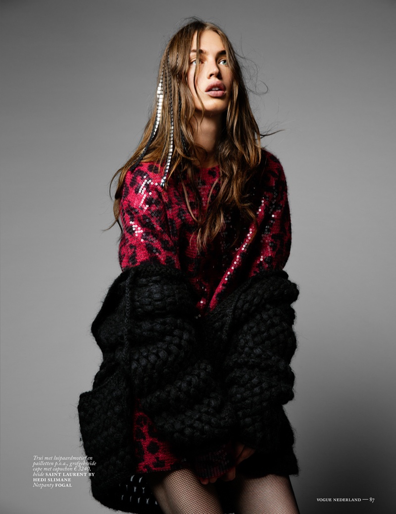 Crista Cober Dons Glam Cool for Vogue Netherlands by Marc de Groot
