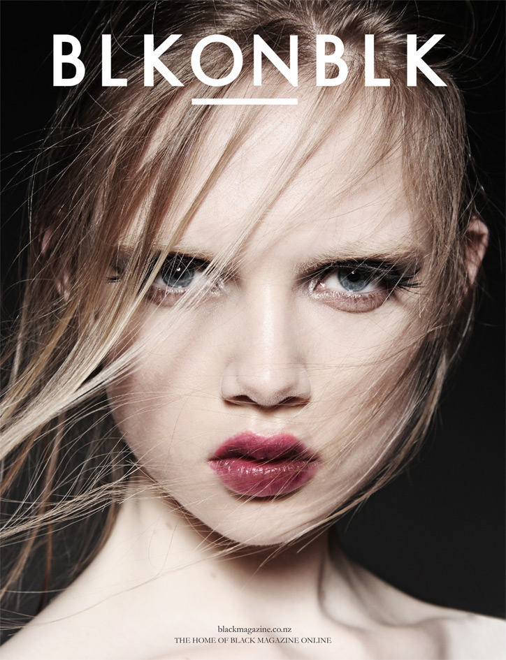 Holly Rose Poses for Thom Kerr in BLK on BLK's Premier Issue