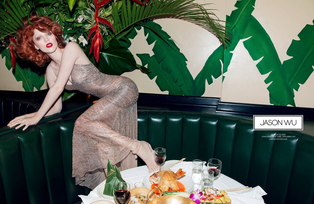 Jason Wu Taps Karen Elson for Spring 2014 Campaign by Inez & Vinoodh