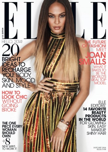 Joan Smalls Covers ELLE January 2014, Talks About Lack of Diversity