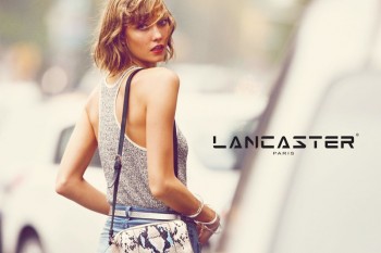 Karlie Kloss Fronts Lancaster Paris' Spring 2014 Campaign Karlie Kloss Fronts Lancaster Paris' Spring 2014 Campaign