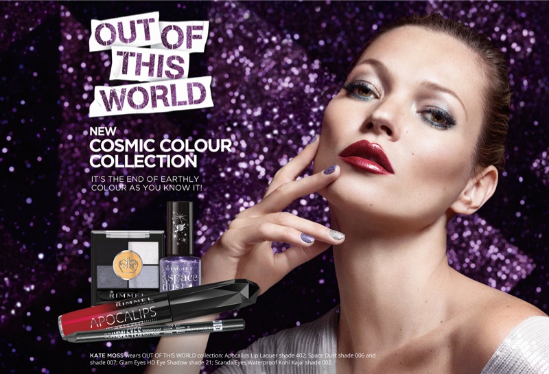Kate Moss Stars in Rimmel London's "Out of This World" Christmas Campaign