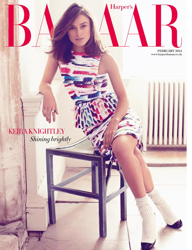 Keira Knightley Covers Harper's Bazaar UK, Talks Feminism & Twitter