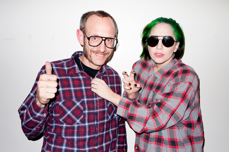 Terry Richardson with Lady Gaga / Image: Terry's Diary