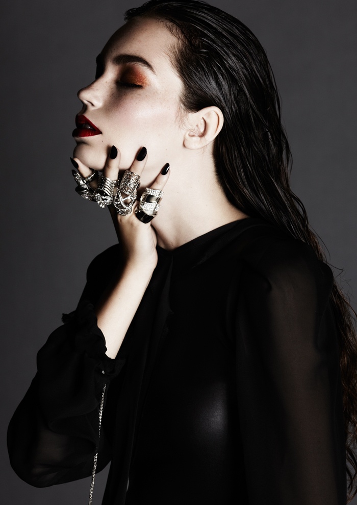 Gaby Gets Glam for Lily & Lilac in Factice Shoot