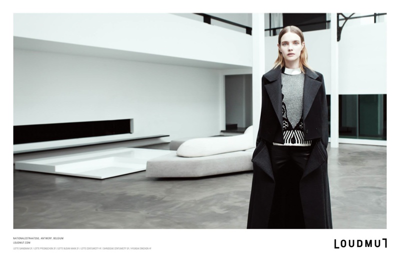 Natalia Vodianova Fronts Loudmut F/W 2013 Ads by Willy Vanderperre