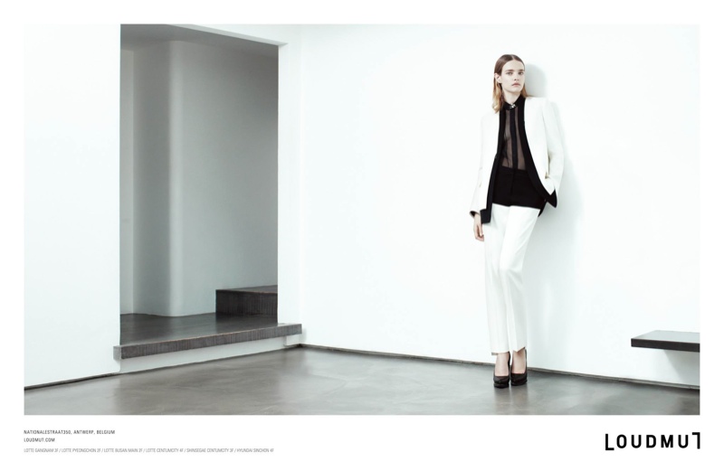 Natalia Vodianova Fronts Loudmut F/W 2013 Ads by Willy Vanderperre