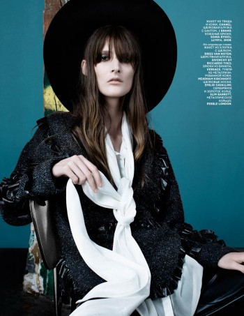 Marie Piovesan is Rock Glam for Vogue Russia by Catherine Servel Marie Piovesan is Rock Glam for Vogue Russia by Catherine Servel