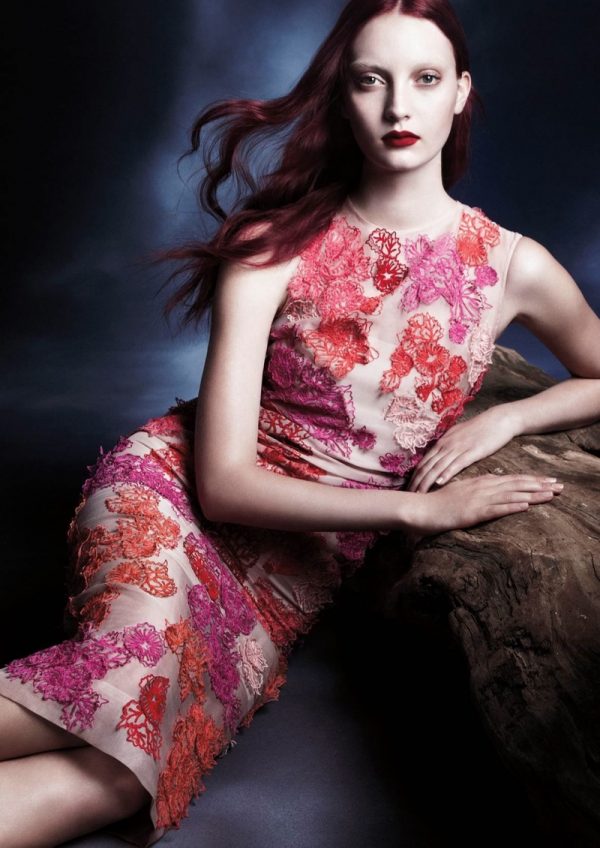 Codie Young Stars in Monique Lhuillier Spring/Summer 2014 Campaign ...