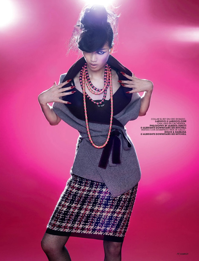 Qi Wen is a "Pink Punk" for Complot Magazine by Wendy Hope