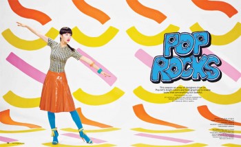 Chloe B. Wears Pop Art Style for Foam Shoot by JUCO Chloe B. Wears Pop Art Style for Foam Shoot by JUCO