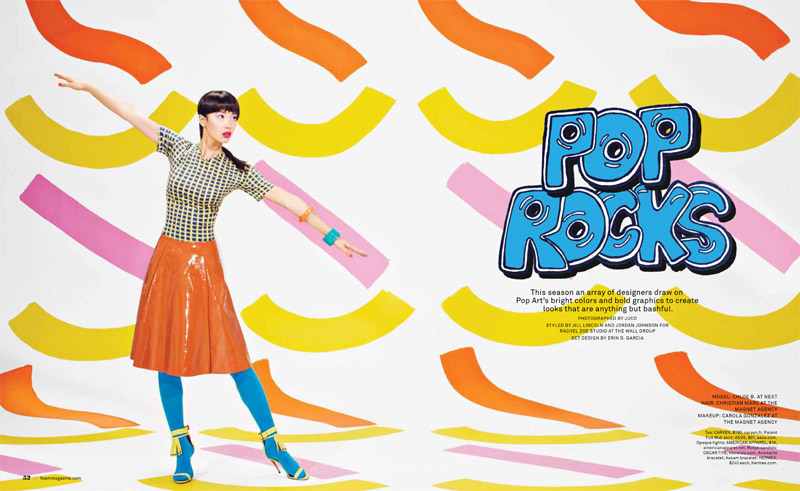 Chloe B. Wears Pop Art Style for Foam Shoot by JUCO
