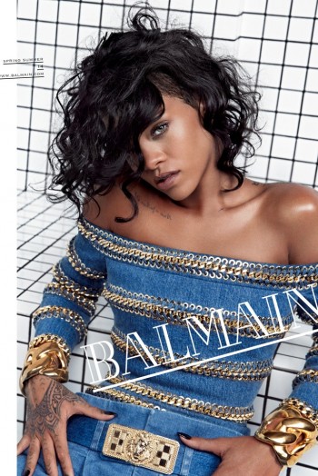 Rihanna Fronts Balmain Spring 2014 Campaign by Inez & Vinoodh Rihanna Fronts Balmain Spring 2014 Campaign by Inez & Vinoodh