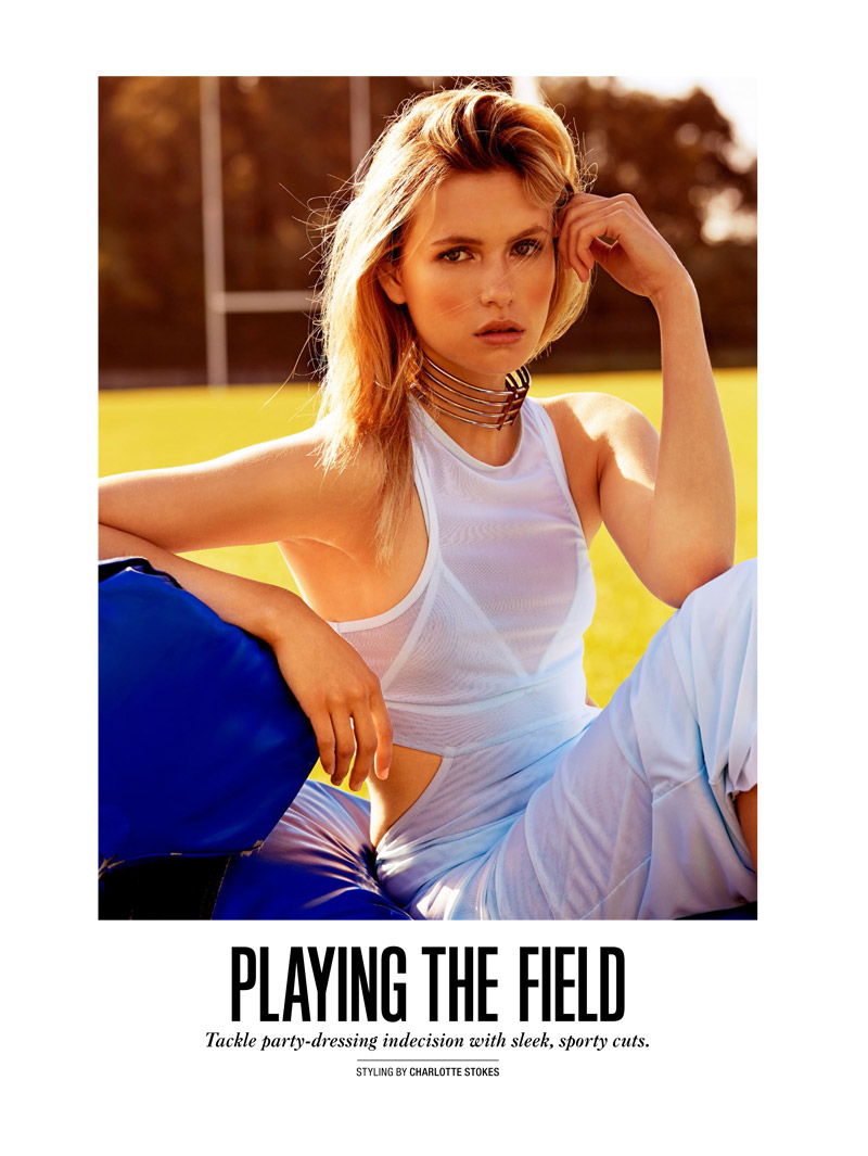 Isabelle S is Sporty Glam for Shop Australia Shoot by Steven Chee