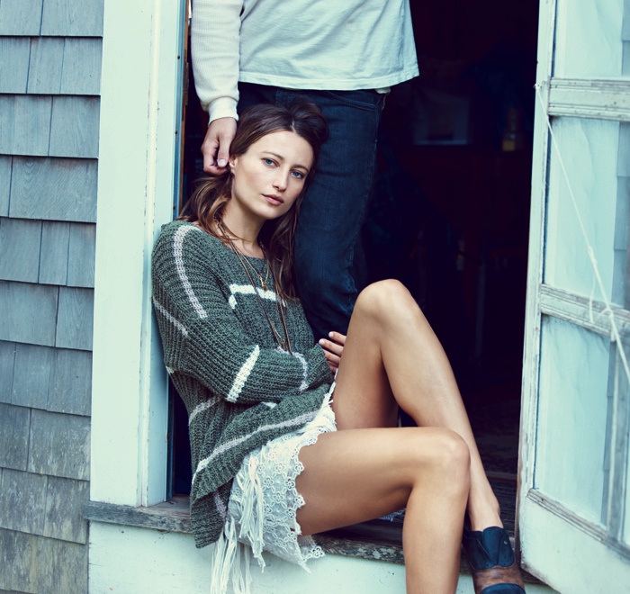 Noot Seear Stars in "The Cabin" for Free People's December Catalogue
