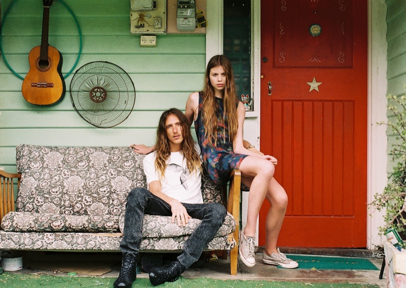 Chloe Worthington Gets Casual in Wrangler Festival Campaign