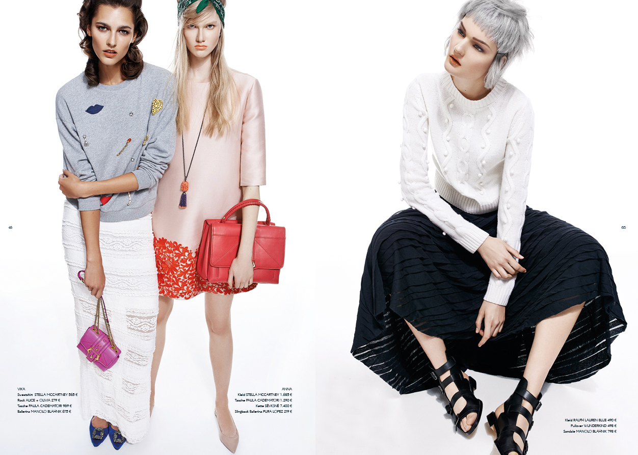 Kirsi, Vika + Anna Model Spring Looks for Alexx and Anton in Apropos Journal