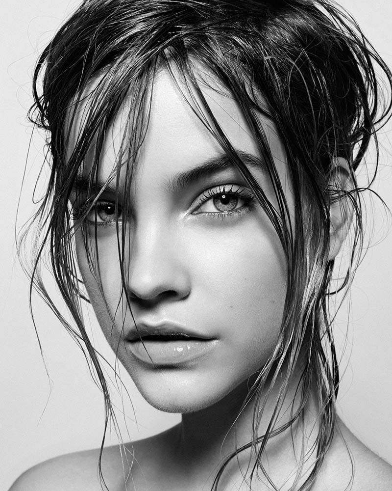 UP CLOSE: A good model knows how to steal the scene even when they can only use their face. Take a look at Barbara Palvin's steely gaze. Photo: Barbara Palvin by Zoltan Tombor