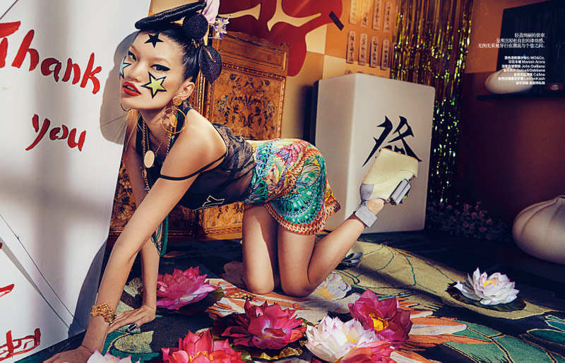 Shxpir Shoots Tasty Fashion for Harper’s Bazaar China