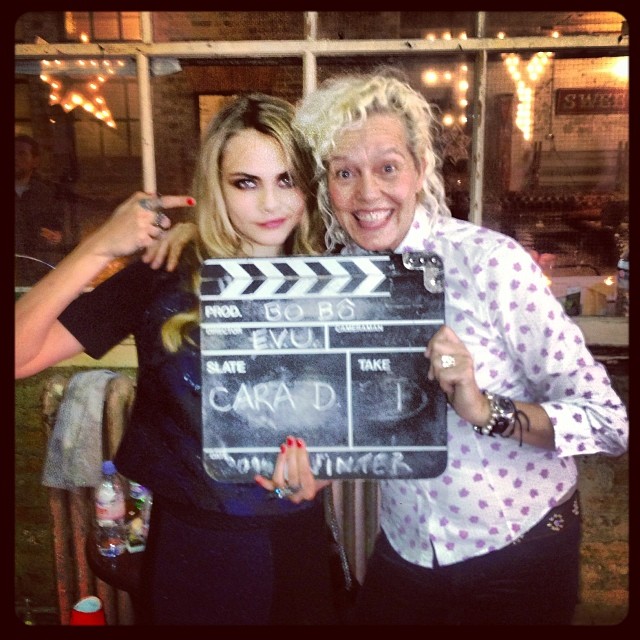 Cara Delevingne Shoots Upcoming BO.BÔ Ads with Ellen von Unwerth