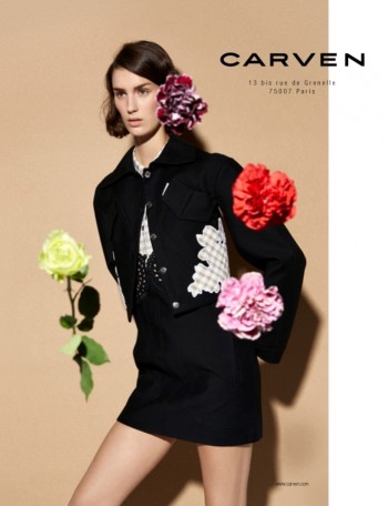 Carven Enlists Marte Mei Van Haaster for its Spring/Summer 2014 Campaign Carven Enlists Marte Mei Van Haaster for its Spring/Summer 2014 Campaign
