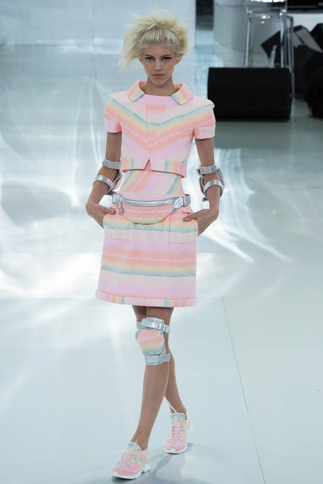 Hugely Documented Spring 2014 Chanel by Karl Lagerfeld Rainbow Print & –  Shrimpton Couture