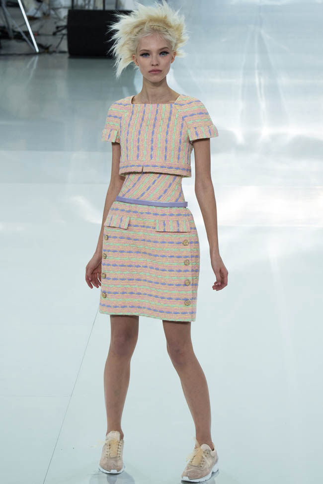 Hugely Documented Spring 2014 Chanel by Karl Lagerfeld Rainbow Print & –  Shrimpton Couture