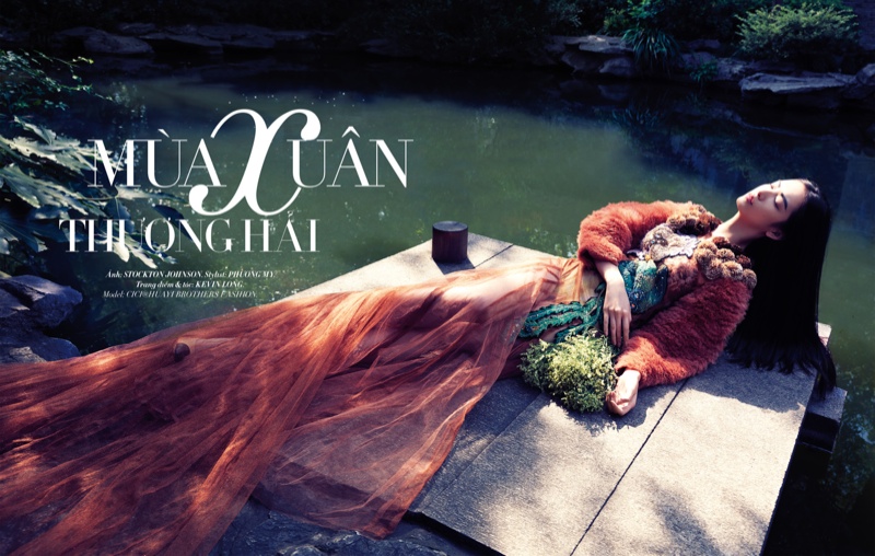 Cici Xiang Enchants for Stockton Johnson in Harper's Bazaar Vietnam
