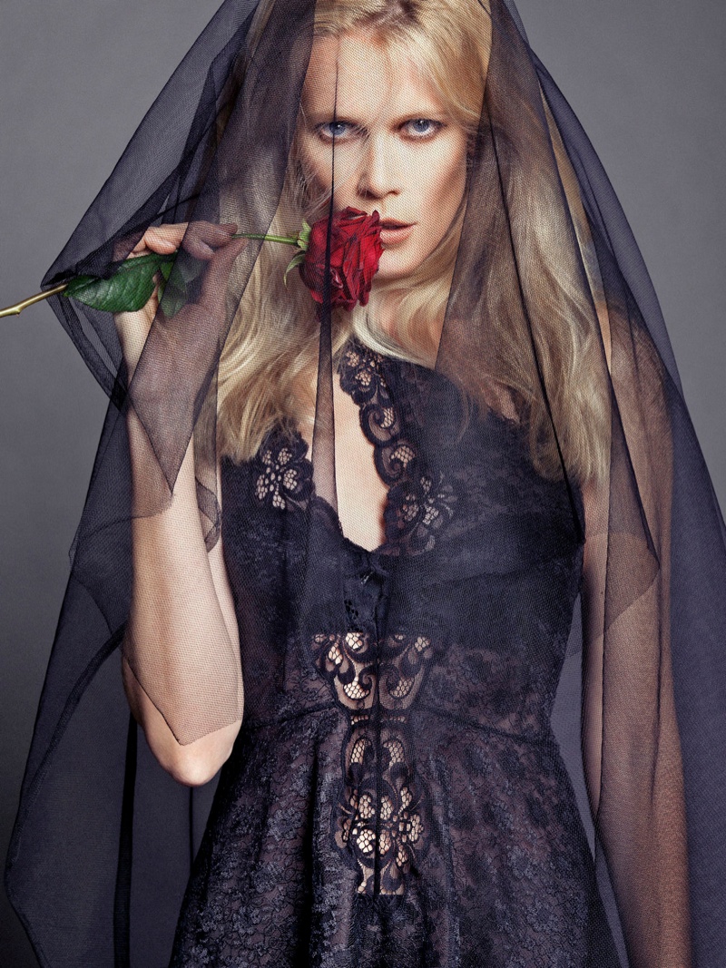 Claudia Schiffer Wows in The Edit Photo Shoot, Talks Shyness