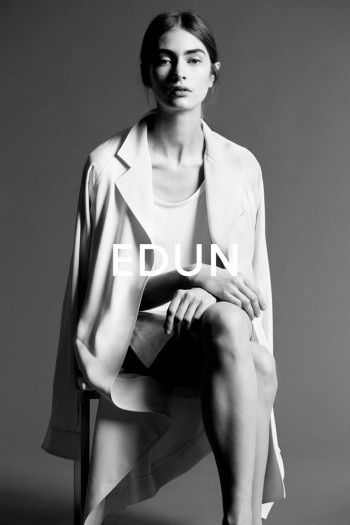 Marine Deeleuw Stars in the Edun Spring/Summer 2014 Campaign Marine Deeleuw Stars in the Edun Spring/Summer 2014 Campaign