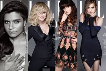 Zooey Deschanel, Mindy Kaling, Amy Poehler & Allison Williams Cover ELLE February 2014 Zooey Deschanel, Mindy Kaling, Amy Poehler & Allison Williams Cover ELLE February 2014