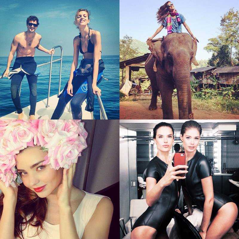 Instagram Photos of the Week | Doutzen Kroes, Anja Rubik + More Model Pics