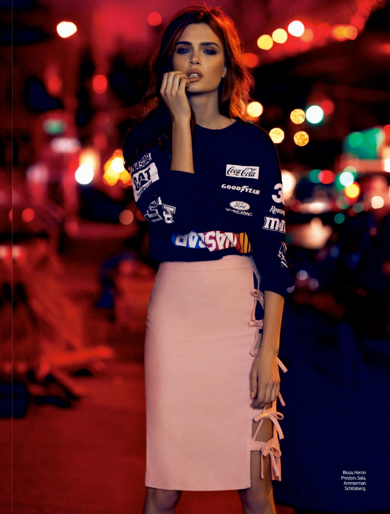 Josephine Skriver Poses in Brooklyn for Elle Brazil Cover Shoot