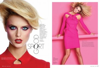 Kate Bock is Sporty Chic for Glow Magazine March 2014 Kate Bock is Sporty Chic for Glow Magazine March 2014