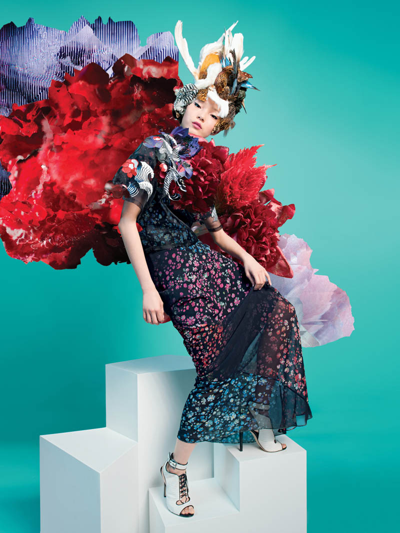 Xiao Wen Ju Stuns in Lane Crawford Spring/Summer 2014 Campaign