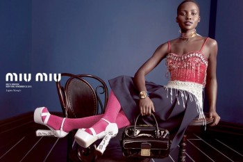 Miu Miu Taps Lupita Nyong'o, Elle Fanning + More for Spring 2014 Ads Miu Miu Taps Lupita Nyong'o, Elle Fanning + More for Spring 2014 Ads
