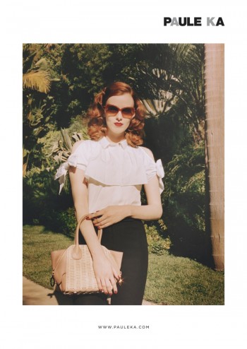 Karen Elson Stars in Paule Ka Spring/Summer 2014 Campaign Karen Elson Stars in Paule Ka Spring/Summer 2014 Campaign