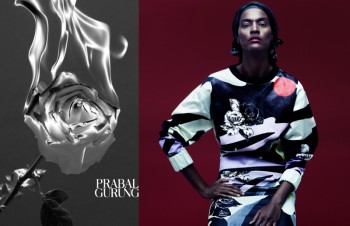 Liya Kebede Stars in Prabal Gurung Spring/Summer 2014 Campaign Liya Kebede Stars in Prabal Gurung Spring/Summer 2014 Campaign