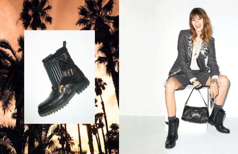 Freja Beha Erichsen for Zadig & Voltaire Spring 2014 Ads by Terry Richardson