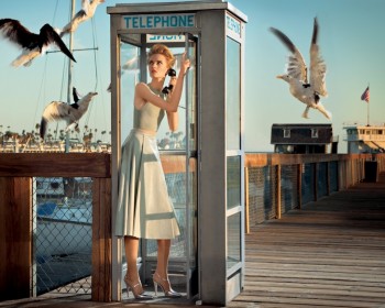 Daria Strokous is a Hitchcock Heroine for Americana Manhasset Spring 2014 Daria Strokous is a Hitchcock Heroine for Americana Manhasset Spring 2014