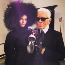 Karl Lagerfeld Calls Cara Delevingne the Charlie Chaplin of Now