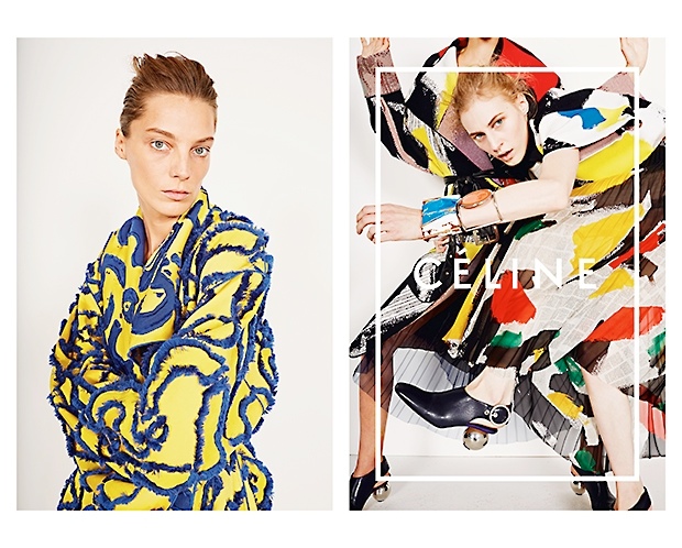 Daria Werbowy, Julia Nobis Pose for Celine’s Spring 2014 Ads
