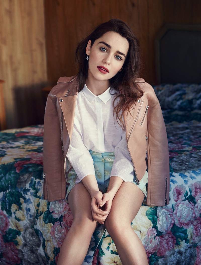 Emilia Clarke Looks Fantastic in Glamour France Shoot by Jason Kim