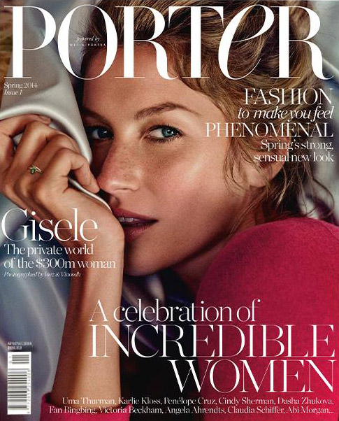 Gisele Bundchen Covers Debut Issue of Porter Magazine, From Net-a-Porter