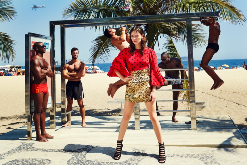 Melanie Werner Heads to Rio for Grazia Germany Shoot