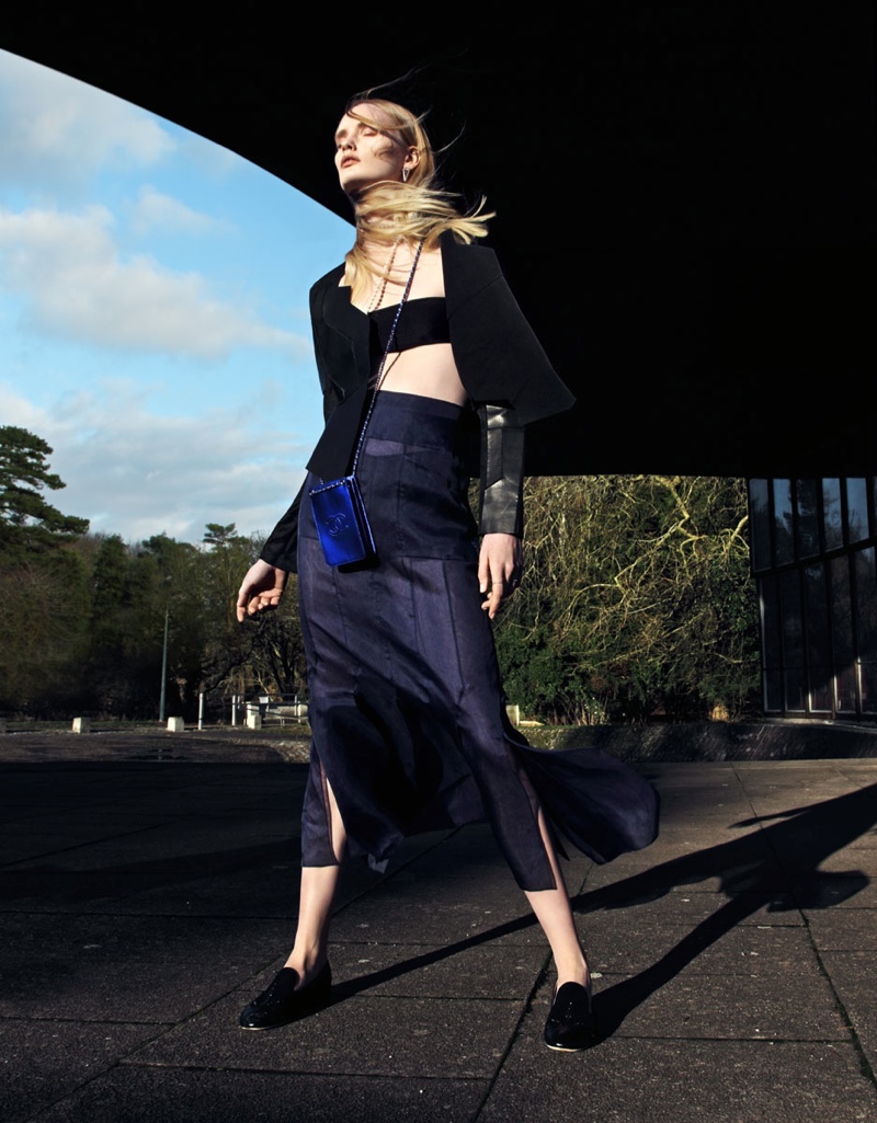 Henrietta Hellberg Gets Grand for Grazia UK by Nikolay Biryukov