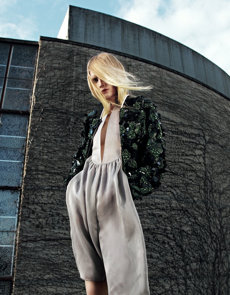 Henrietta Hellberg Gets Grand for Grazia UK by Nikolay Biryukov