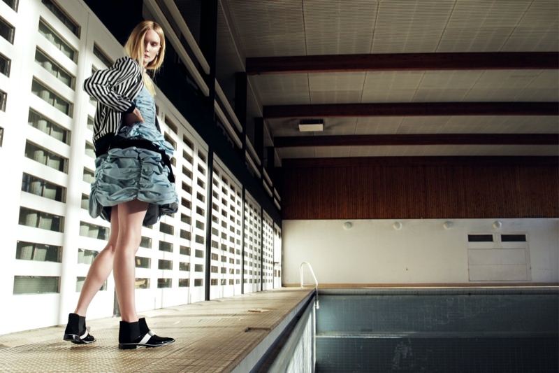 Henrietta Hellberg Gets Grand for Grazia UK by Nikolay Biryukov