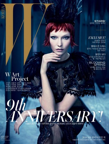 Karlie Kloss is Showgirl Chic in Louis Vuitton for W Korea Cover Karlie Kloss is Showgirl Chic in Louis Vuitton for W Korea Cover